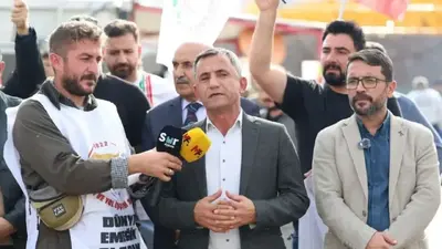  Ay, Şehir Hastanesi işçilerinin basın açıklamasına katıldı