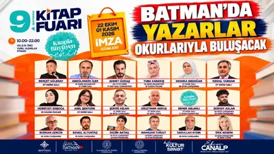 Batman’da yazarlar okurlarıyla buluşacak